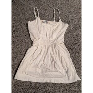 American Eagle Outfitters Cream Pleated Tie Waist Camisole Top